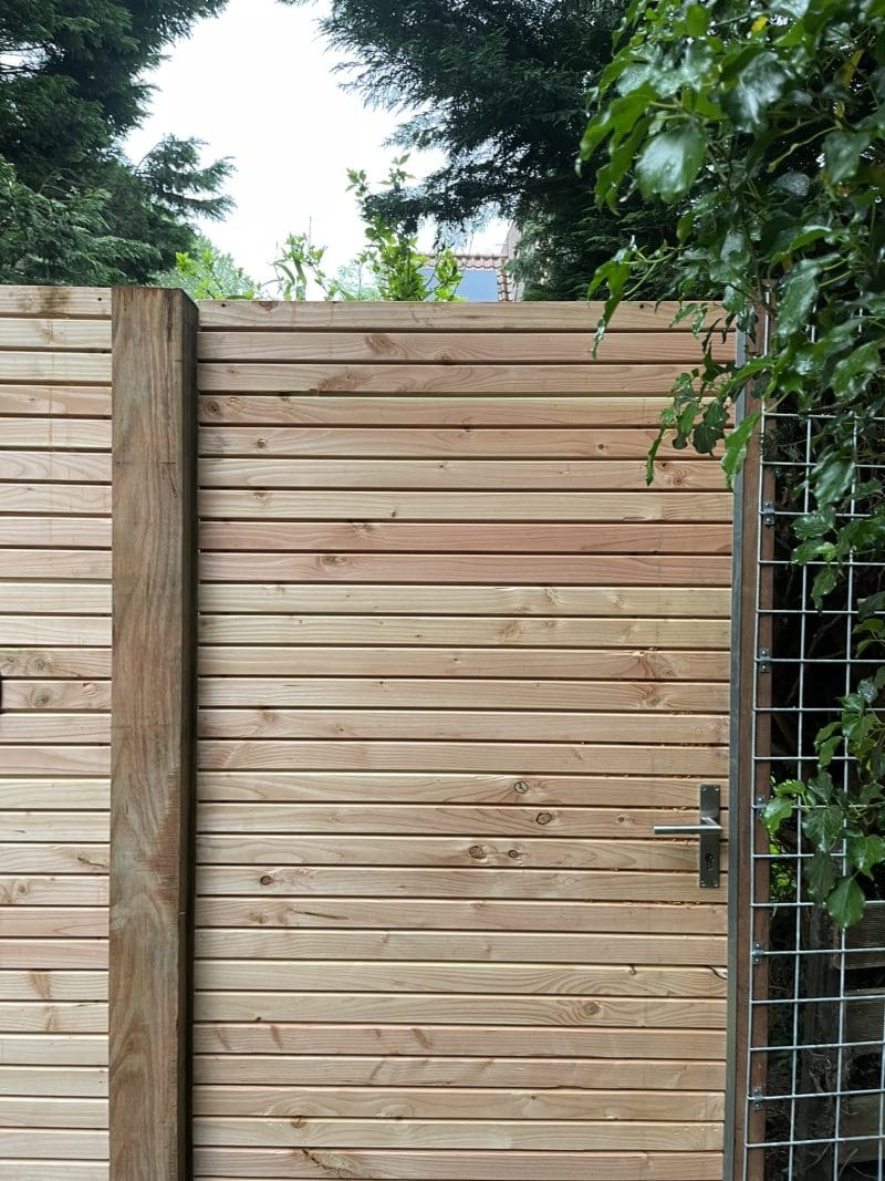 Tuinpoort Deens Rabat Douglas Horinzontaal - Afbeelding 8