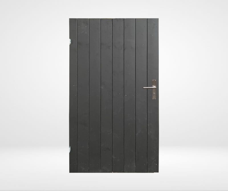 Tuinpoort Channelsiding Zwart