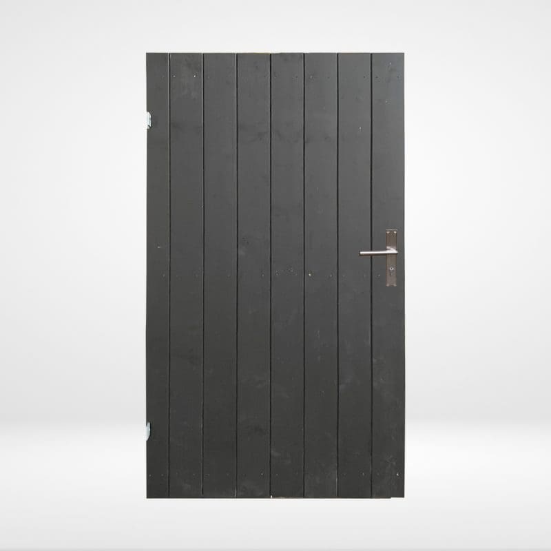Tuinpoort Channelsiding Zwart