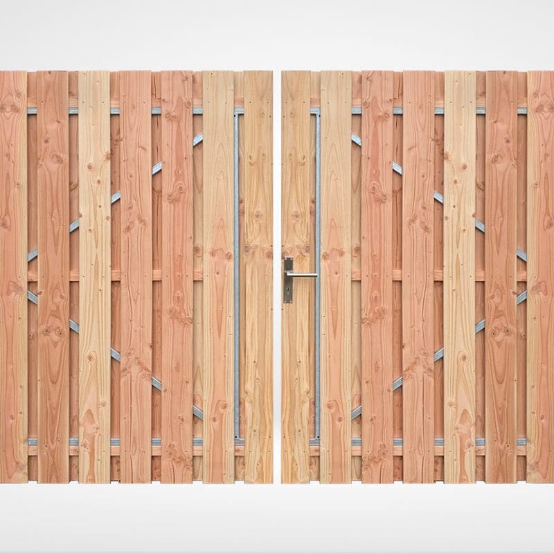 Dubbele Tuinpoort Douglas Verticaal