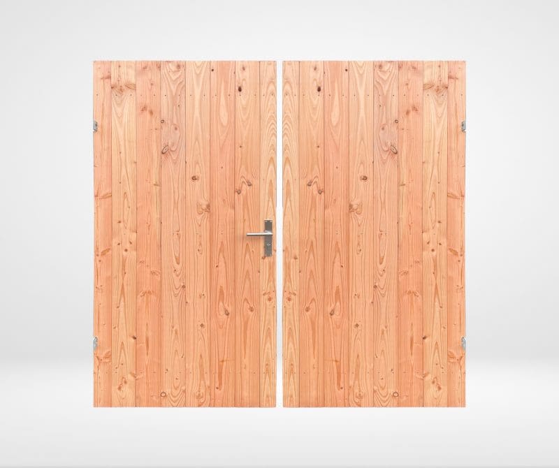 Dubbele Tuinpoort Vellingdeel Douglas verticaal
