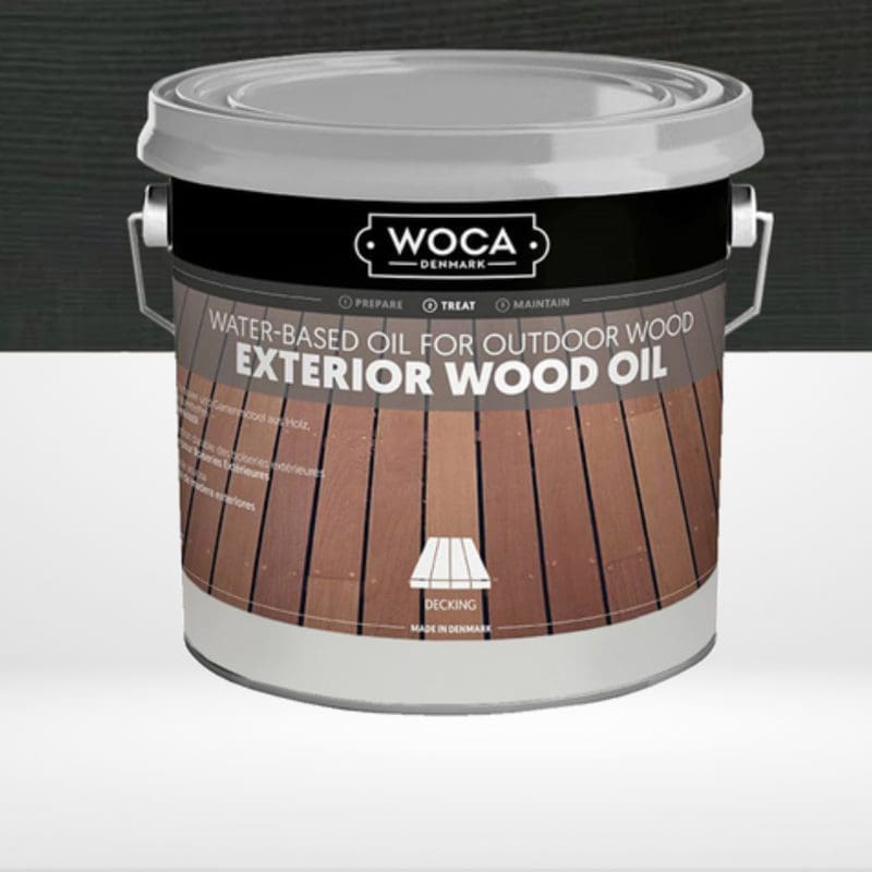 Woca Exterior Wood Oil Antraciet 2.5L