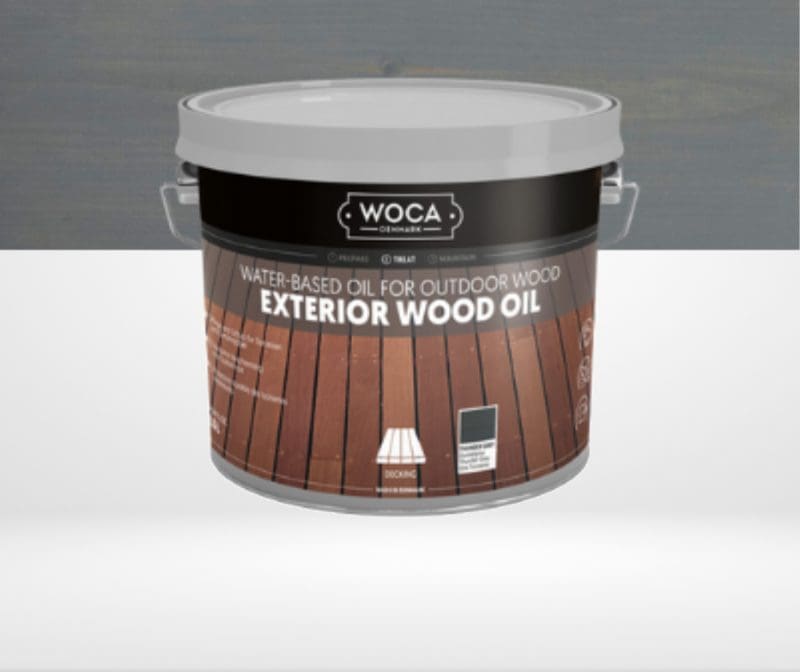 Woca Exterior Wood Oil Thundergrey 750ml