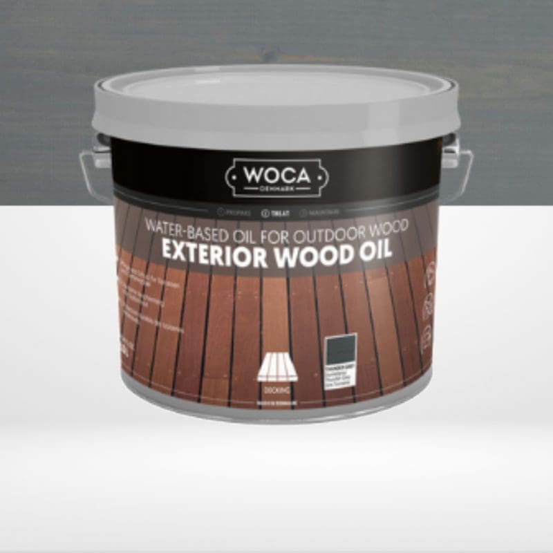 Woca Exterior Wood Oil Thundergrey 750ml