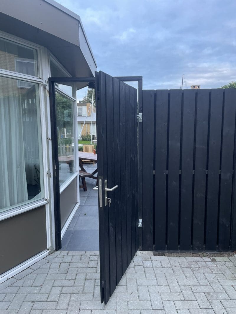 Tuinpoort Zwart Verticaal - Afbeelding 2
