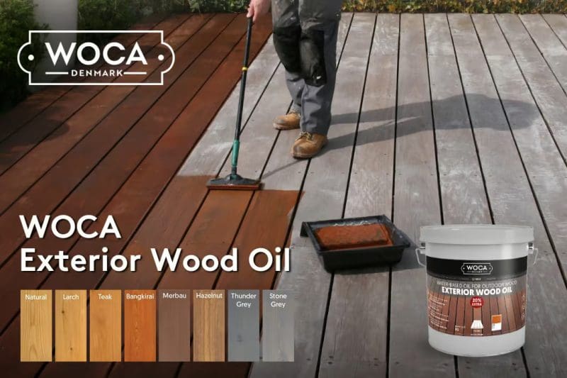 Woca Exterior Wood Oil Hazelnoot 2.5L - Afbeelding 3