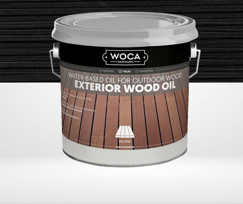Woca Exterior Wood Oil Zwart 750ml