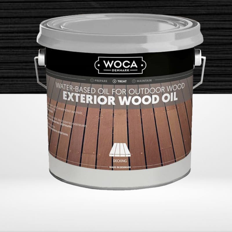 Woca Exterior Wood Oil Zwart 2.5L